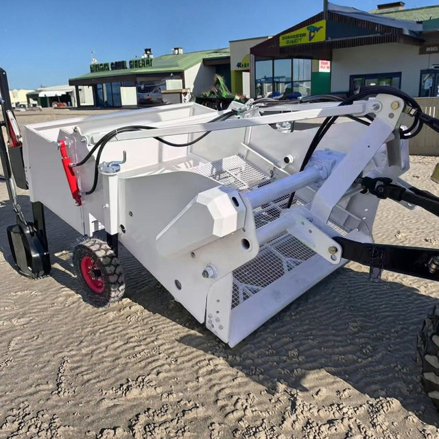 Factory Direct Sale QJC-110 Beach Cleaner Machine Efficiently Clean the Beach for 70HP Tractor Attachment Beach Cleaner