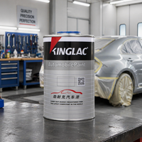 Peinture automobile acrylique 1K couleur noire, haute couvrance, pour réparation automobile, vente en gros, fourniture OEM pour concessionnaires
