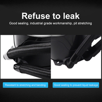 Refroidisseur liquide pour processeur 120 mm, ordinateur de jeu, éclairage RVB, refroidisseur d'eau pour PC, radiateur pour boîtier de PC
