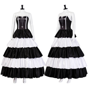Robe de cosplay Perona One Piece, costume de princesse superposé noir et blanc pour Halloween et jeux de rôle d'anime - Product Image 2