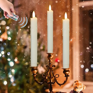 Remote control long pole electronic candle 10 <b>key</b> simulation candle Halloween birthday wedding decoration LED long pole wax - Product Image 4