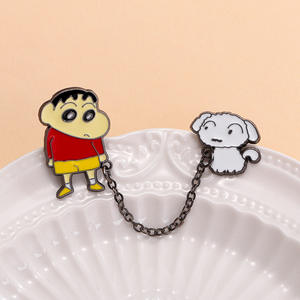 لعوب نمط أنيمي شارة معدنية الكرتون صبي الكلب سلسلة بروش قلادة اكسسوارات عصرية للحقائب جاكيتات يضم الفاكهة - Product Image 4