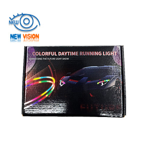 Striscia LED RGB Multicolore 12V per Auto, Luce Diurna in Silicone Multimodale - Product Image 4