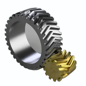 Customized Industrial Steel Pinion Oem Double Helical Worm Spur Gears