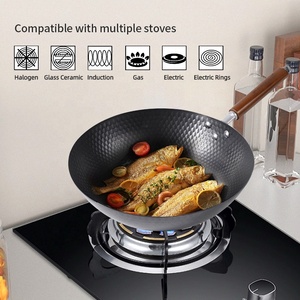 Đa Chức Năng Cảm Ứng Gas 30Cm Trung Quốc Chảo Pan Không Dính Chảo Không Lớp Phủ Không Dính Sắt Nồi Chảo - Product Image 3