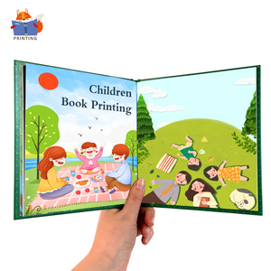 Tùy chỉnh đầy màu sắc hoàn hảo ràng buộc bìa cứng câu chuyện trẻ em của cuốn sách dịch vụ in ấn cho các trường học - Product Image 3