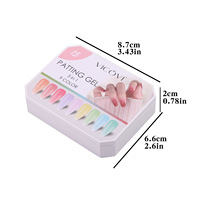 Gel Blooming Haute Pigmentation – Lot de 9 Couleurs – Sans Résidu – Pour Nail Art Dégradé et Effet Estompé – Consistance Épaisse – Usage Professionnel en Salon
