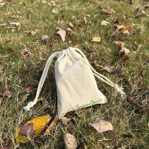 Wholesale Custom <b>Mini</b> Cotton Drawstring Bag Cotton Pouch Bag for Gift and Jewelry - Product Image 3
