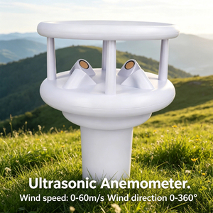 Anémomètre ultrasonique industriel VWS002Y1 60m/s 360° Capteur de vitesse et de direction du vent pour station météorologique OEM ODM - Product Image 1