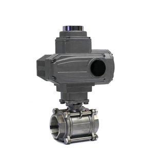 Vanne à bille électrique antidéflagrante HK-EX-D Vanne à bille à filetage en acier inoxydable - Product Image 2