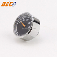 25mm Mini Pressure Gauge 300psi for Pcp Pump Diving Oxygen Cylinder Air Soft