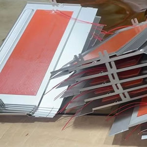 سخان سيليكون مع لوح ألومنيوم لنقل الحرارة، حصيرة حرارية سيليكونية مخصصة - Product Image 1