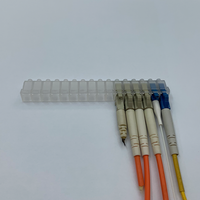 Capuchon anti-poussière en fibre optique PP transparent simple mode LC 16-plex, résistant aux hautes températures, vente en gros d'usine