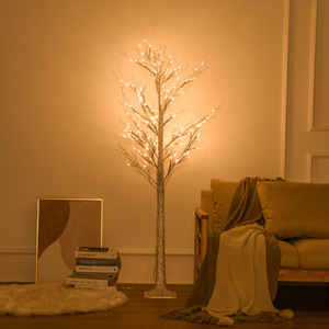 <span class=keywords><strong>Arbre</strong></span> de Noël <span class=keywords><strong>lumineux</strong></span> <span class=keywords><strong>LED</strong></span> d'intérieur, coloré, de haute qualité, alimenté par USB/piles, écologique, léger, pour Noël, Nouvel An, printemps - Product Image 5