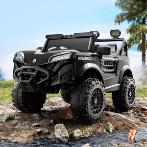 Nouvelle voiture télécommandée 4x4, batterie 12V 7Ah, voiture pour enfants, 4 moteurs, camions télécommandés peints avec siège en cuir, modèle M33 - Product Image 2