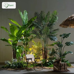 Innendekoration Künstliche Pflanzen Plastik-Bonsai-Baum mit Topf Künstliche Simulationspflanzen - Product Image 2