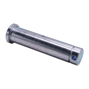 Axe de connexion de précision en acier au carbone zingué sur mesure, tourné CNC, avec trou latéral pour équipement d'automatisation - Product Image 6
