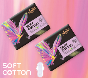 Serviettes hygiéniques 100% coton biologique ultra fines, respirantes, à double ailette, absorbantes, avec protection anti-fuites aux anions, fabriquées au Fujian - Product Image 5
