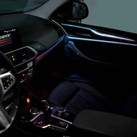 Kit d'éclairage d'ambiance intérieur 256 couleurs Symphony pour BMW X3 X4 G01 G02 2018-2024 - Accessoires de garniture d'ambiance