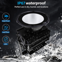 Nouveau haut de gamme Ip67 étanche 85V 265V Ic pilote 120W 150W 200W 300W 400W 500W aluminium Pc Ufo Led haute baie lumière