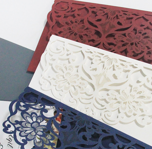 Carta di invito a nozze per inviare busta invito a nozze vuoto europeo personalizzato invito a nozze in bianco - Product Image 4