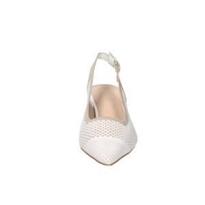 Escarpins Slingback Donna Or & Or Blanc Beige Talon 6 cm Taille 41 - Product Image 3