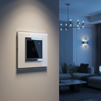 Interrupteur intelligent Niva à écran tactile en verre, panneau personnalisé OEM, interrupteurs muraux électriques multi-modulaires, commande à distance Wifi