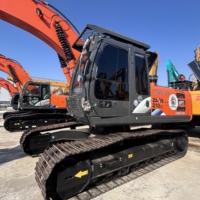 Excavatrice hydraulique d'occasion Hitachi 210LC en bon état pour la construction routière et les projets miniers