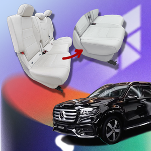 Coussin de siège de la deuxième rangée élargi et épaissi pour Mercedes-Benz GLS400 (X167) 2025 (version sept places) - Product Image 4
