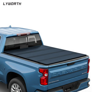 כיסוי קשיח מתקפל לארבעה חלקים עבור שברולט סילברדו וג'י אם סי סיירה 1500 משנת 2019-2025 (לא מתאים לדגם קלאסי 19-24) אביזרים לארגז 6'7 אינץ' - Product Image 1