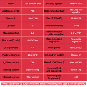 Motor Fuera <span class=keywords><strong>de</strong></span> Borda <span class=keywords><strong>de</strong></span> Aluminio <span class=keywords><strong>de</strong></span> 2 Tiempos y 4.0 HP <span class=keywords><strong>de</strong></span> Nuevo Diseño a Precio <span class=keywords><strong>de</strong></span> Fábrica para Yates <span class=keywords><strong>de</strong></span> Vela y Motor <span class=keywords><strong>de</strong></span> Barco Nuevo - Product Image 3