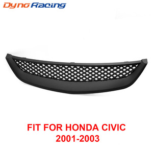 Grille ABS transfrontalière la plus vendue pour Honda Civic 2001-2003, état neuf, style maille, modification automobile - Product Image 5