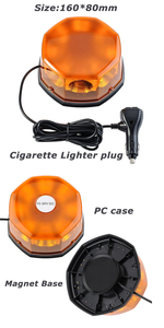 Feux de signalisation <span class=keywords><strong>LED</strong></span> magnétiques super lumineux, ambre et <span class=keywords><strong>bleu</strong></span>, pour bus scolaire - Product Image 3