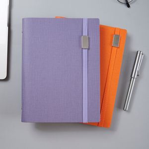 AI-MICH Simple Design Stationery Custom Printing PU Leather Hardcover Lined Diary Planner <b>Journal</b> Notebook - Product Image 2
