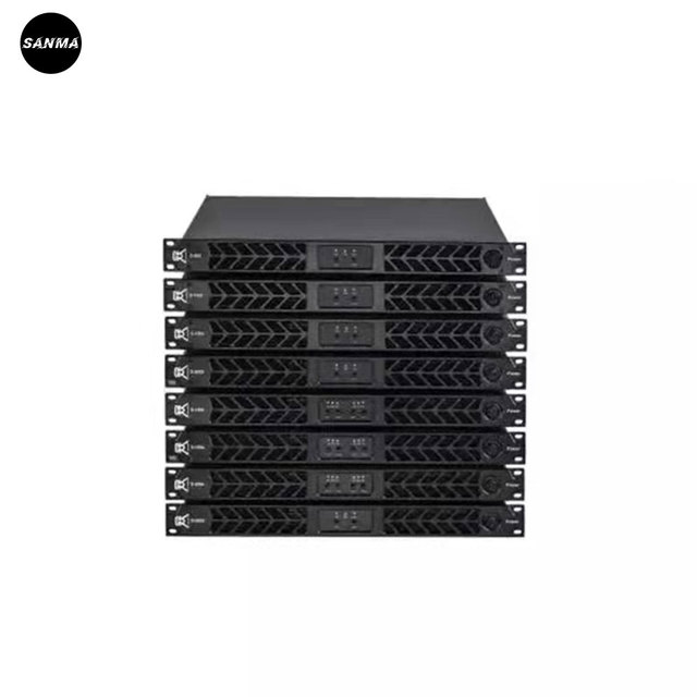 DAP400 2*4200W High-Power Professional Stage Audio Amplifiers with Metal Shell for Live Sound Performances DJ Equipment Systems