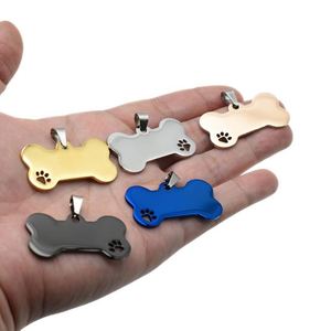 Custom Engraving Metal Dog Bone Pet <b>ID</b> <b>Tag</b> for Cat Dog Collar - Product Image 5