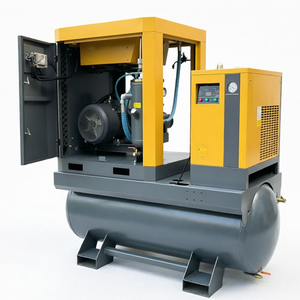 Venta Directa de Fábrica: Compresor de Aire de Tornillo Rotativo Industrial Todo en Uno de 5.5HP, 7.5HP, 10HP, 15HP, 20HP, 30HP con Tanque de 300L/500L - Product Image 4