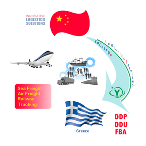 Servizio di Consegna Porta <span class=keywords><strong>a</strong></span> Porta UE via Aerea/Marittima/Stradale/Ferroviaria FBA/DDP/DDU/Express/EMS/FedEx/UPS/DHL Spedizioniere per la <span class=keywords><strong>Grecia</strong></span> - Product Image 1
