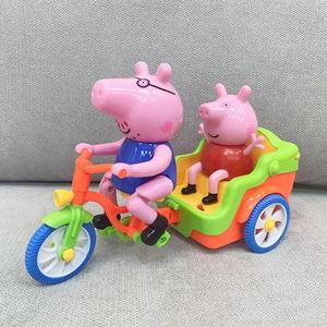 Nuovo Triciclo Elettrico <span class=keywords><strong>Peppa</strong></span> Pig con Musica e Luci, Auto Giocattolo a Forma di Maialino per Bambini e Papà - Product Image 2