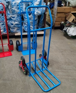 รถกระสอบเหล็ก6ล้อสำหรับงานหนักออกแบบแพลตฟอร์มแบบกำหนดเองสำหรับปีนบันไดรถเข็นเคลื่อนที่ - Product Image 2