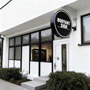 Custom <b>Light</b> Box Signage Store Waterproof <b>Round</b> <b>Light</b> Advertising Board Logo Signs for Shop Bar Cafe Tea Salon Decor Billboard - Product Image 1