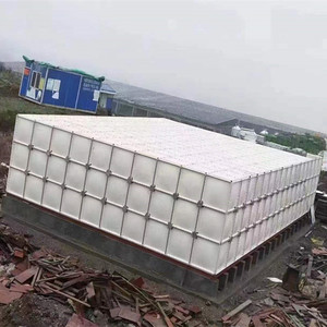 Tanque de agua de 100000 <span class=keywords><strong>litros</strong></span> rectangular de plástico reforzado con resina de <span class=keywords><strong>fibra</strong></span> de vidrio SMC FRP GRP - Product Image 1