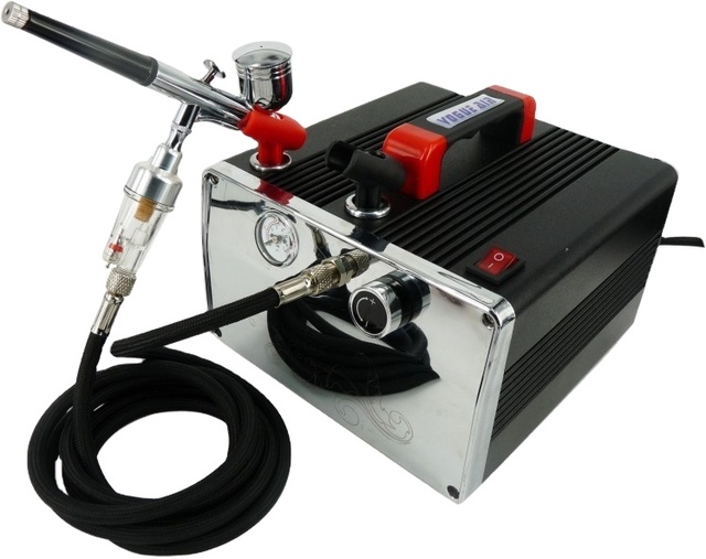 HS-217 Mini Pressure Adjustable Air Compressor Electric Machine Air Tank Inside