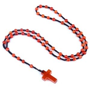 Collar de Rosario de Piedras Preciosas Naturales, Cuentas de Oración HECHAS A MANO, Regalos Cristianos para <span class=keywords><strong>el</strong></span> Automóvil, Joyería Religiosa Cristiana con Cruz, Jesucristo - Product Image 6