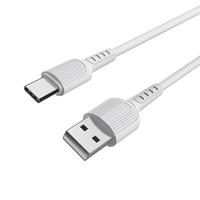 Kabel Pengisian Cepat Micro USB ke Type-C dengan Bahan PVC untuk Ponsel, Earphone & Laptop - Transfer Data 3A/5A