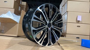 Jantes en alliage d'aluminium <span class=keywords><strong>noir</strong></span> fabriquées par flow forming Xinlin 15 <span class=keywords><strong>16</strong></span> 17 <span class=keywords><strong>pouces</strong></span> PCD 5x114.3 5X100 4X100 pour Alphard Camry Corolla Avalon - Product Image 3
