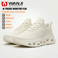 Chaussures de course personnalisées pour hommes, légères et respirantes, baskets Cloud à lacets, vente en gros de chaussures de course avec logo personnalisé