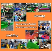 Decoración Navideña Inflable Comercial Grande con Luces LED, Decoración Inflable de Navidad para el Hogar, Fiestas, Centros Comerciales