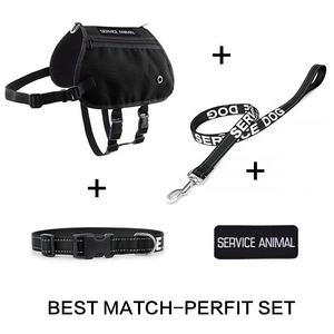 ขายร้อนปรับกันน้ํา Oxford เสื้อกั๊กสุนัขกลางแจ้งพร้อมกระเป๋าแบบพกพาบริการสายรัดสุนัข - Product Image 3