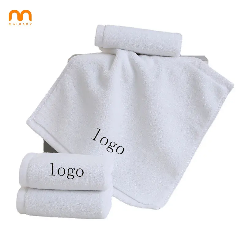 Toalhas secas absorventes para bebês, toalhas de banho de mão pequenas 100% algodão com logotipo personalizado para casa e spa, atacado